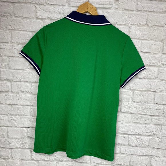 IZOD PerformX Green/blue polo shirt size L - Picture 4 of 5